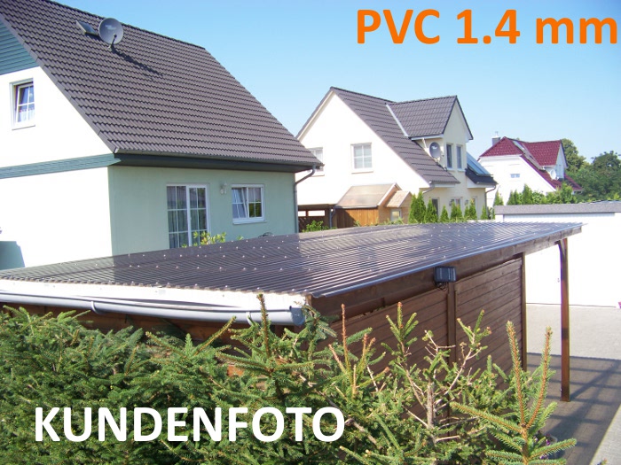 Dachplatte PVC selbst montiert: Kundenfoto